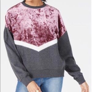 Velvet Chevron Sweater size Medium